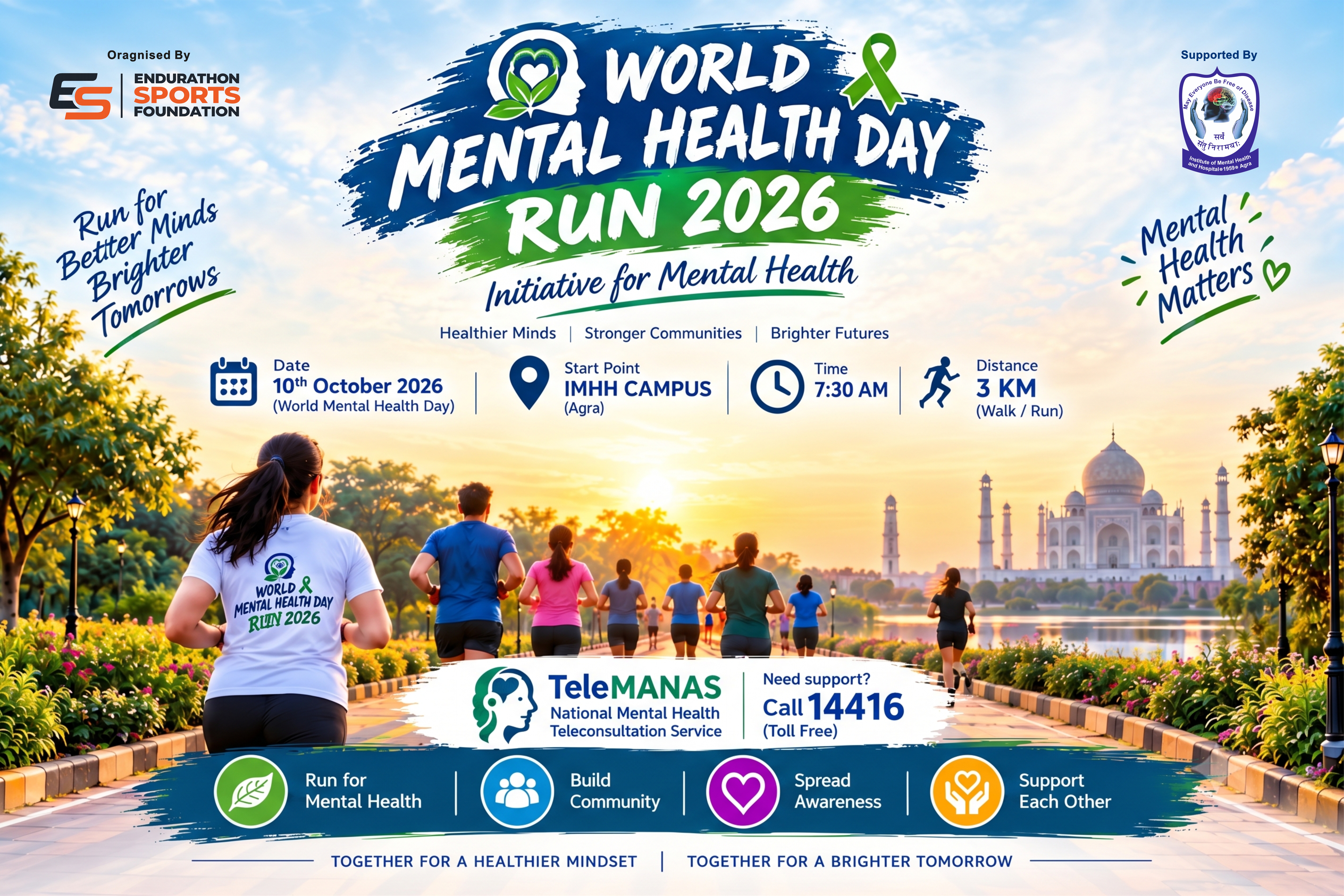 WORLD MENTAL HEALTH DAY RUN
